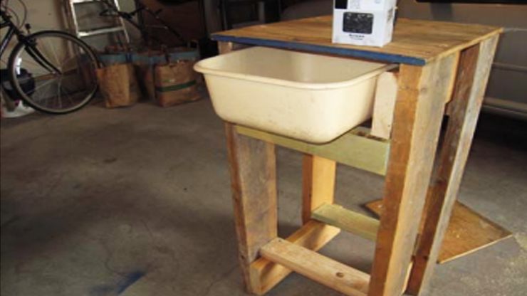 Build a low-cost handwashing station for food safety on the farm